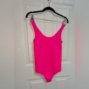 Vibrant Pink body suit